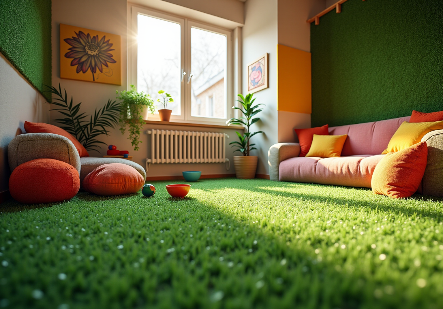 10 Creative Ways to Use Fake Grass for Indoors in Your Home