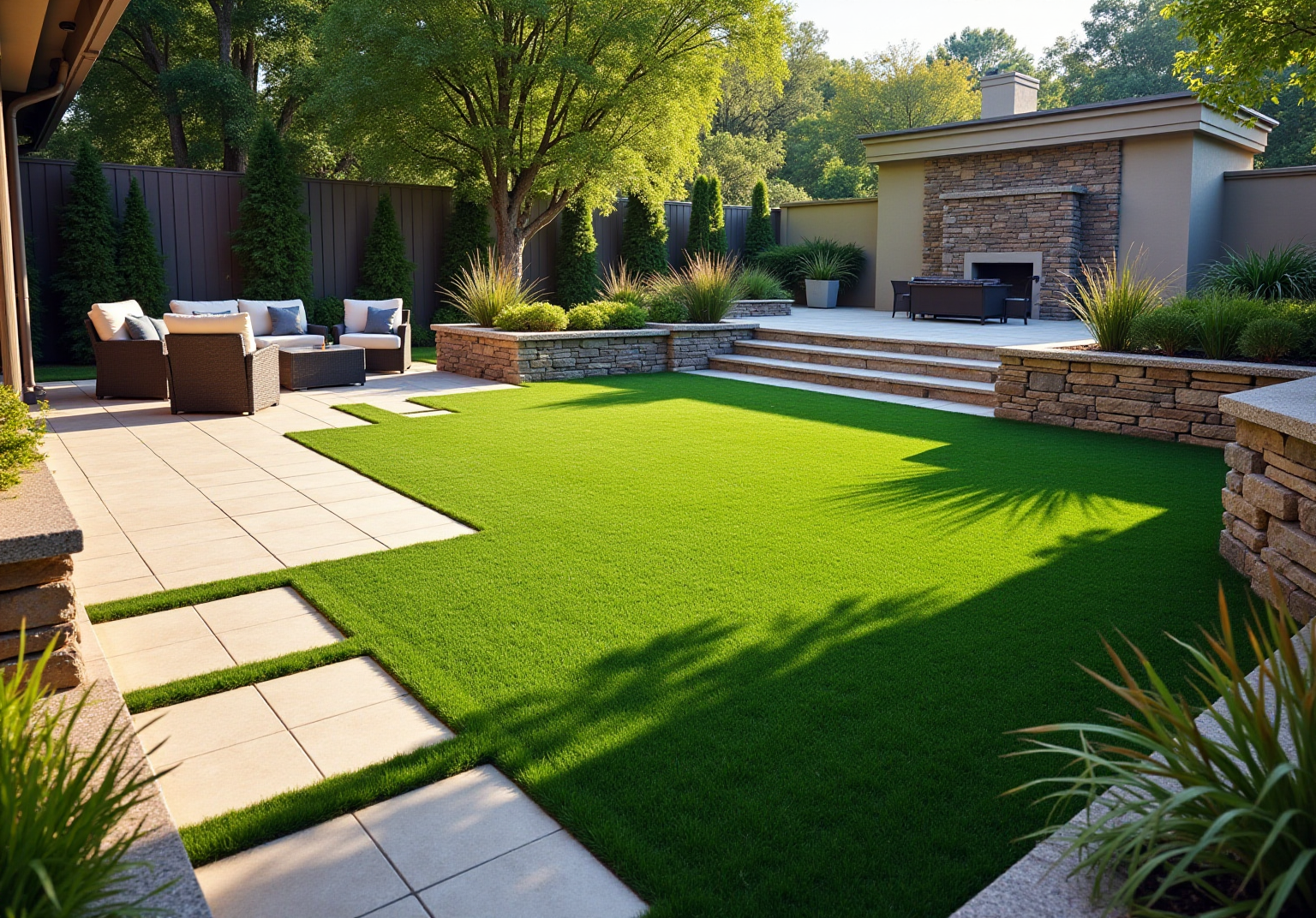 4 Creative Artificial Grass Ideas to Transform Your Backyard