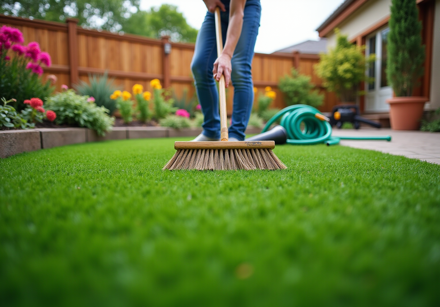 Essential Best Practices for Maintaining Synthetic Lawns