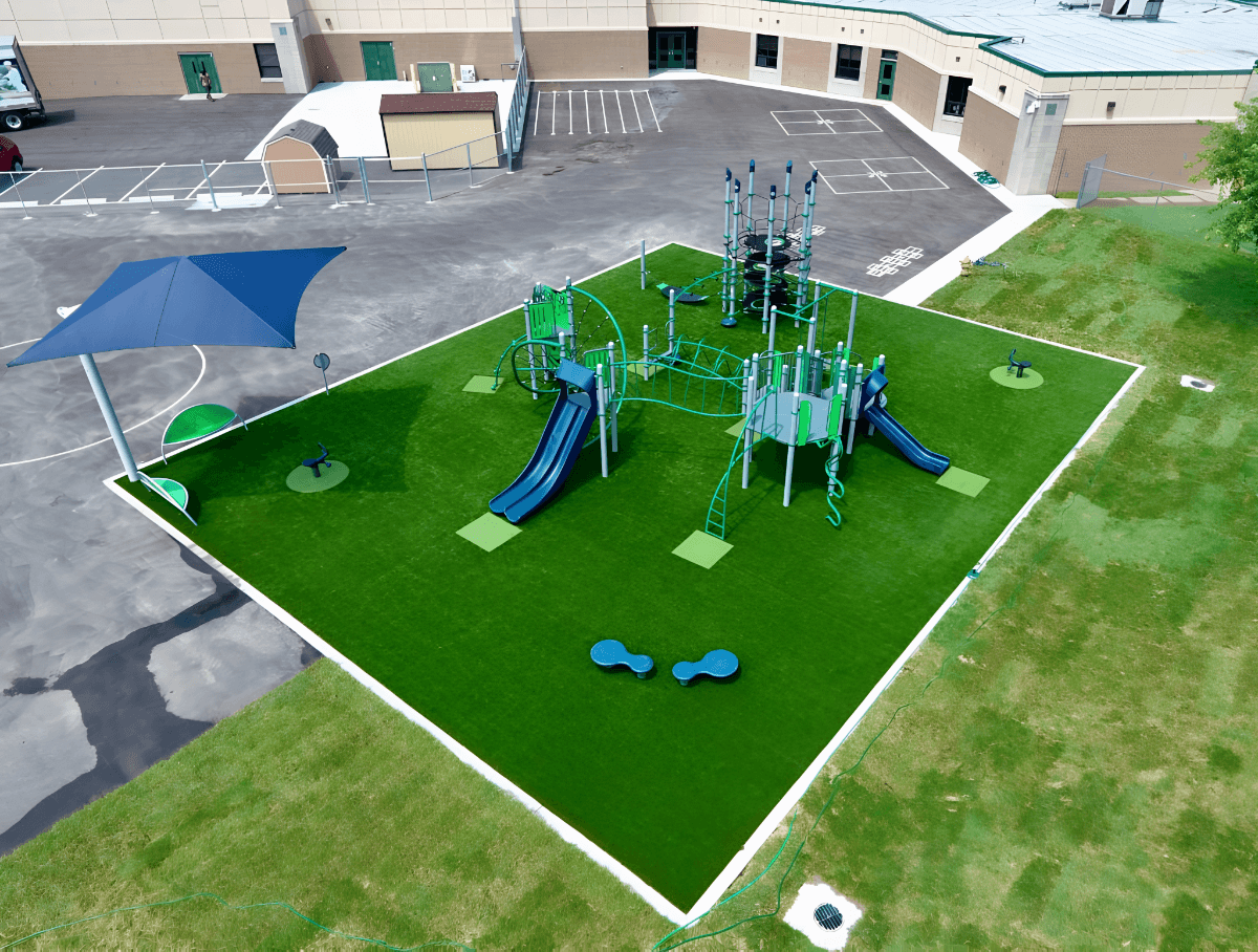 artificial turf playground