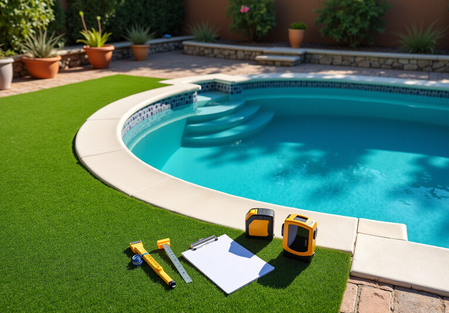 4-steps-to-install-turf-grass-around-your-pool-area