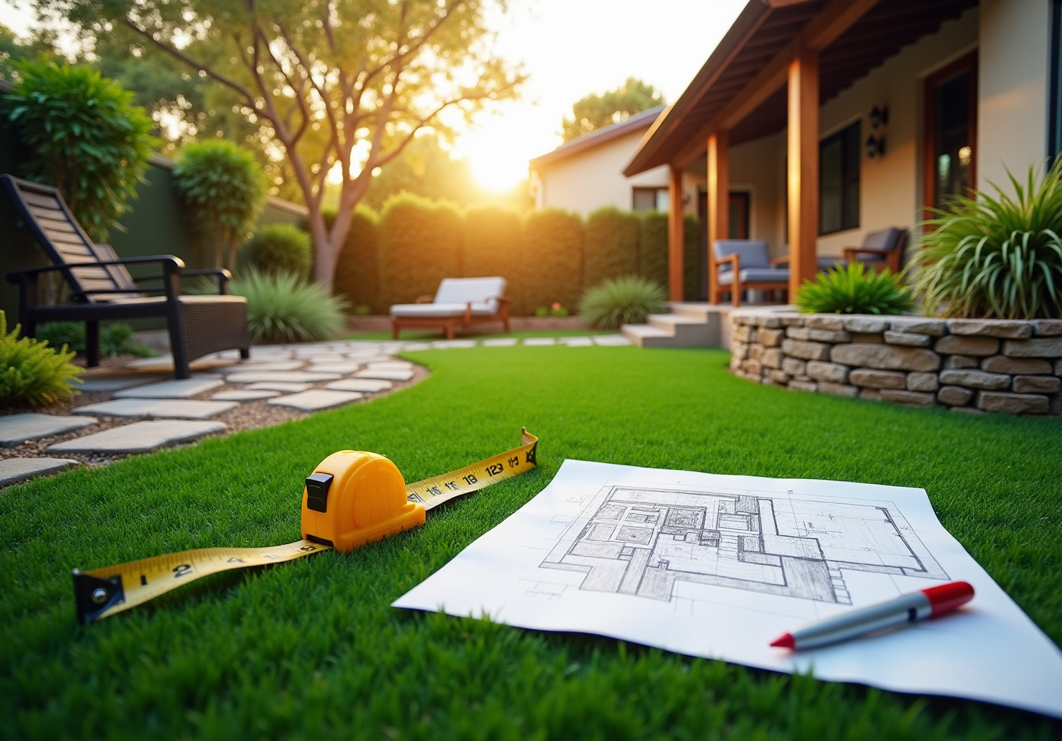 create-your-modern-artificial-grass-front-yard-in-5-easy-steps