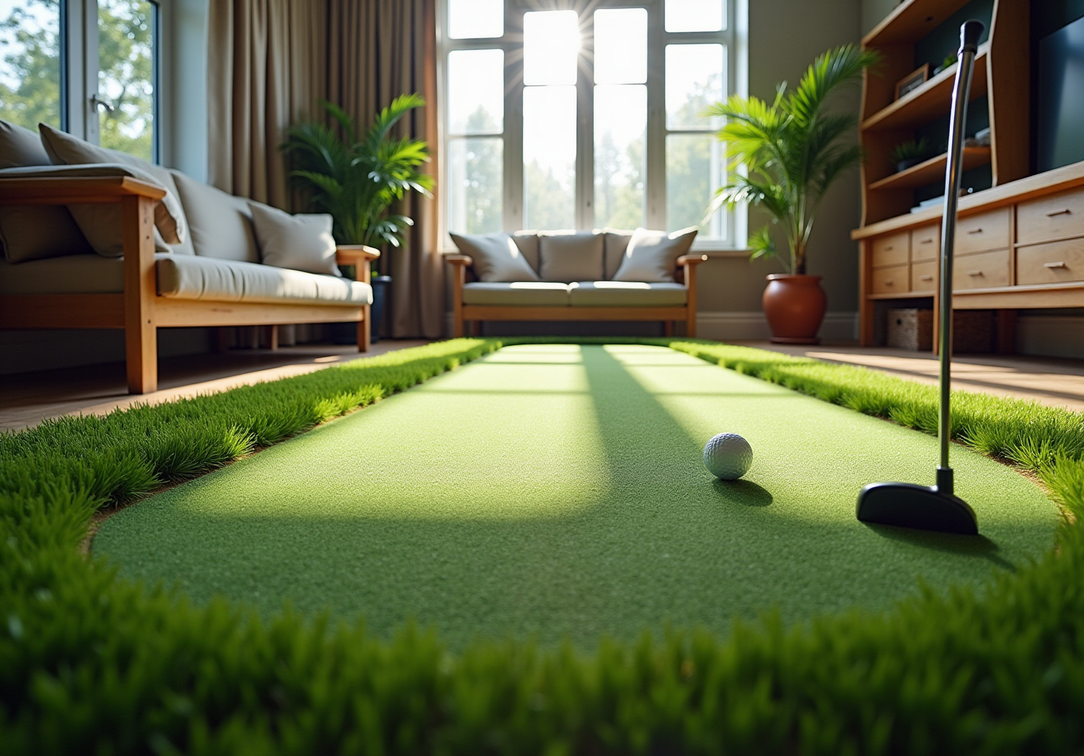 10-benefits-of-putting-green-turf-indoor-for-your-home