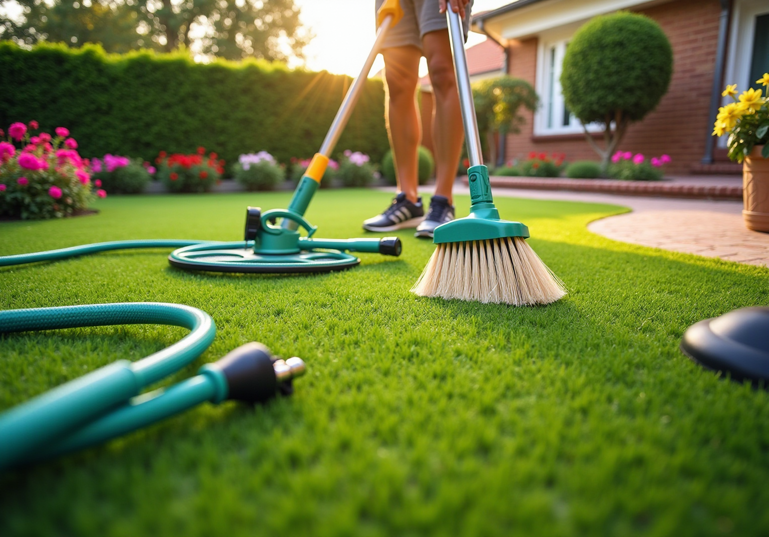 4-steps-to-maintain-artificial-grass-for-your-home
