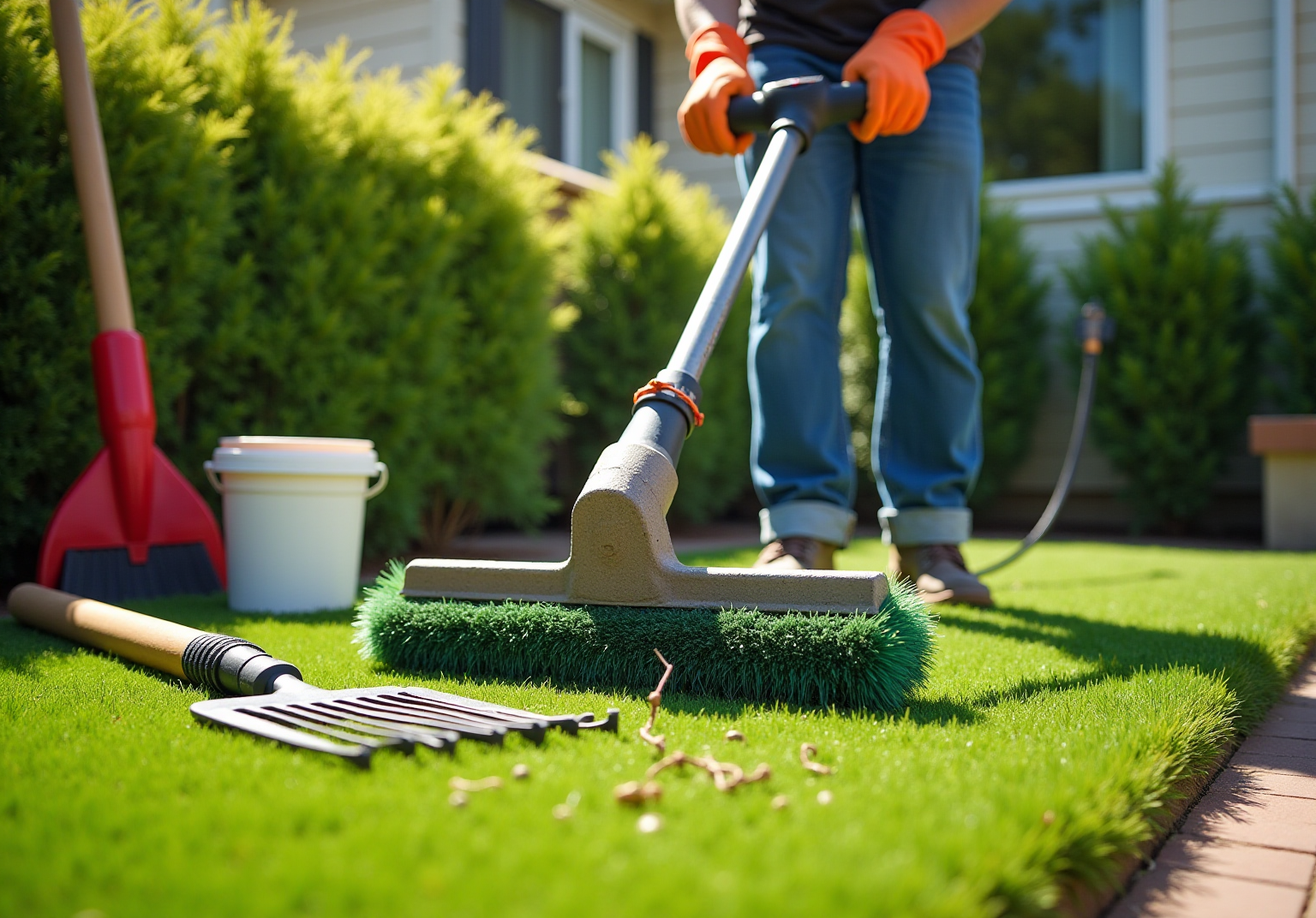 master-the-artificial-grass-power-broom-in-4-simple-steps