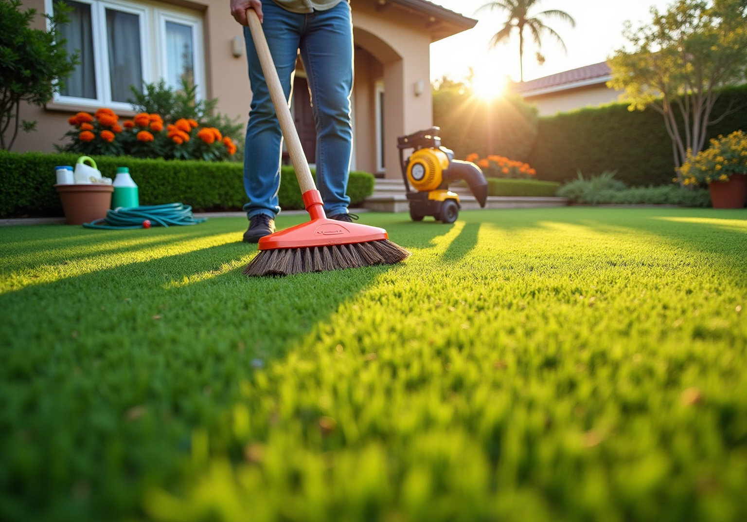 4-essential-practices-for-maintaining-plastic-turf-grass-effectively