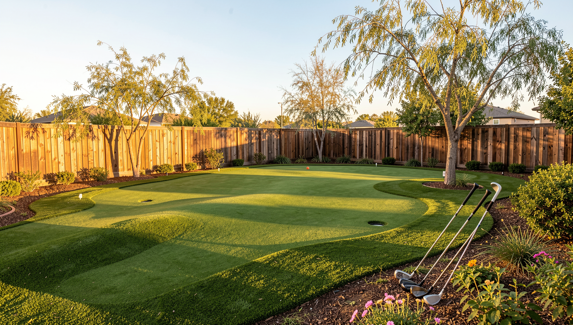 4-steps-to-install-fake-grass-for-golf-in-your-yard