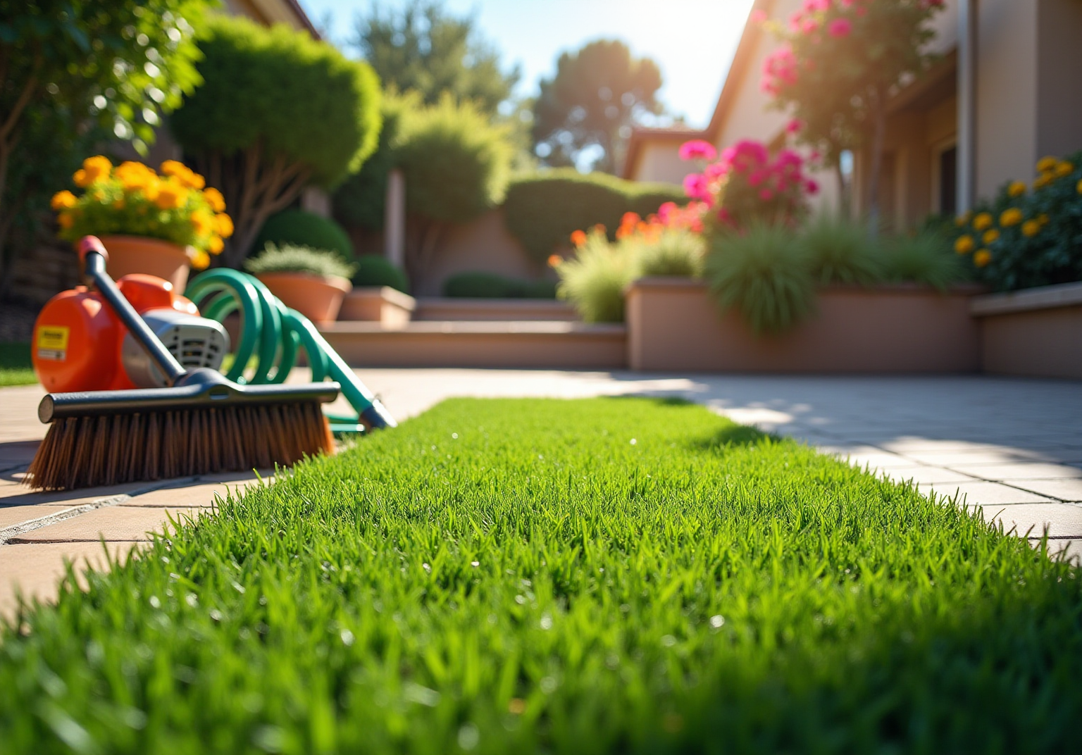essential-tips-for-maintaining-fake-grass-nearby-your-home