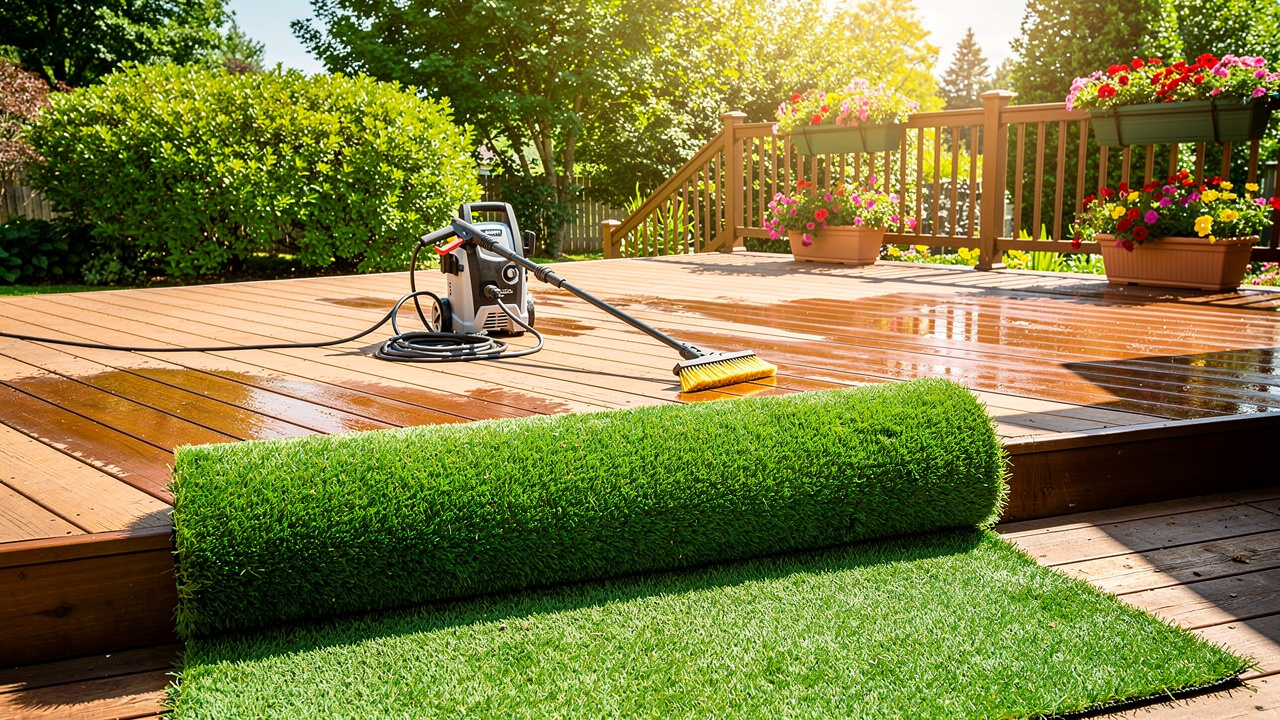 best-practices-for-decking-with-artificial-grass-insert-in-your-yard