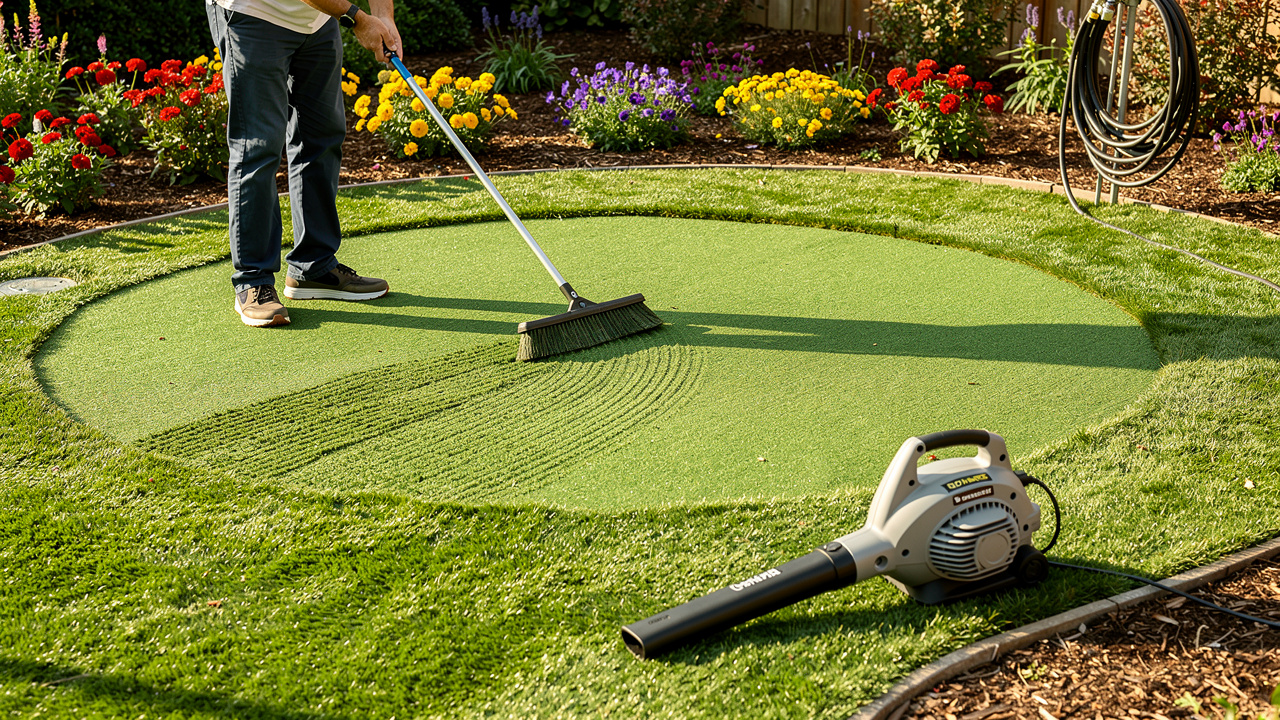 best-practices-for-maintaining-your-artificial-putting-green-turf