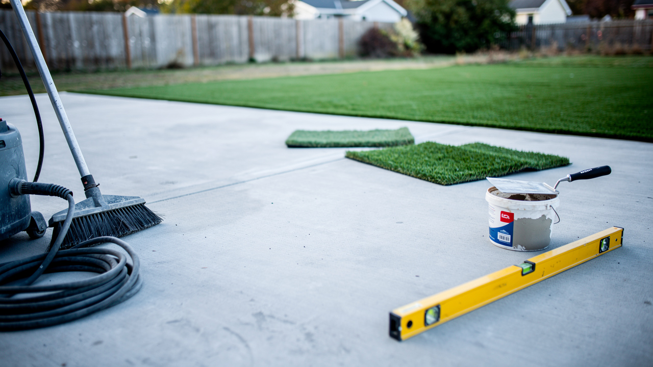 how-to-put-fake-grass-on-concrete-4-essential-steps-for-homeowners