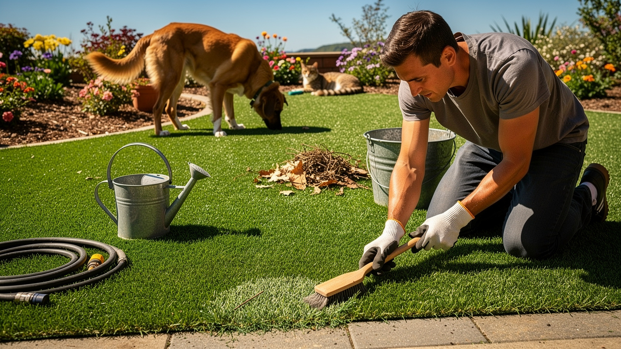master-maintaining-artificial-turf-essential-tips-for-homeowners