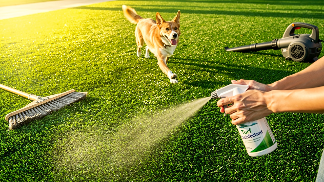 best-practices-for-using-disinfectant-for-artificial-grass