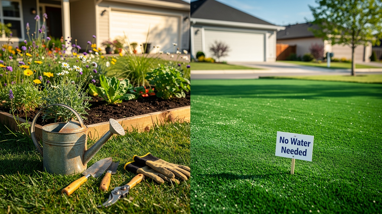 comparing-synthetic-turf-cost-and-natural-grass-for-your-yard