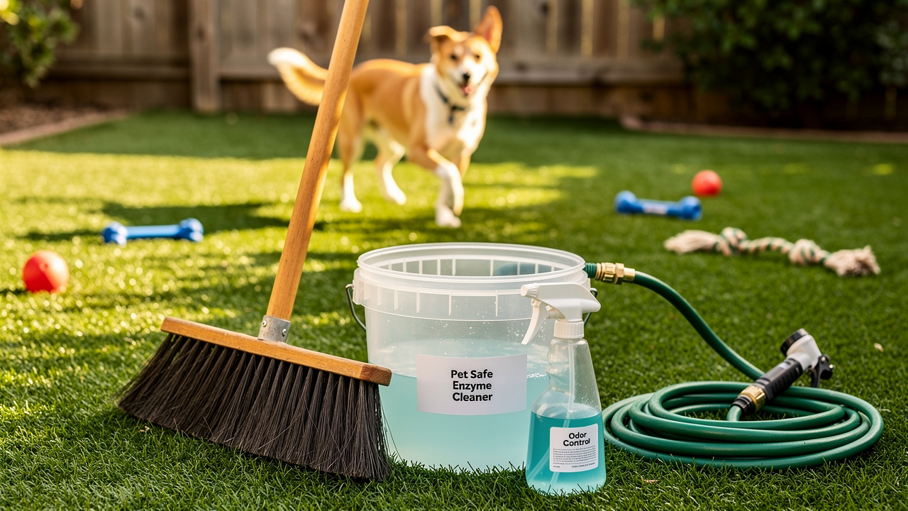 how-to-clean-artificial-grass-dog-poop-4-essential-steps