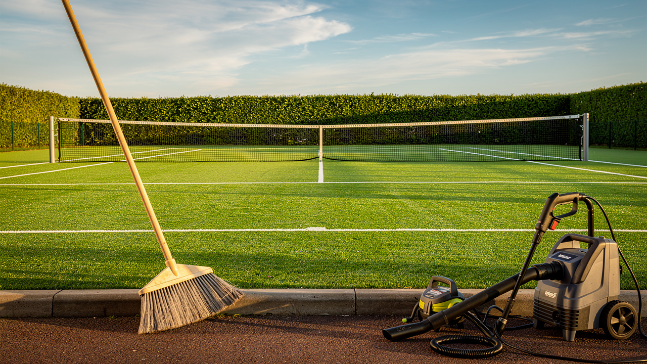 master-artificial-grass-tennis-court-maintenance-in-5-easy-steps