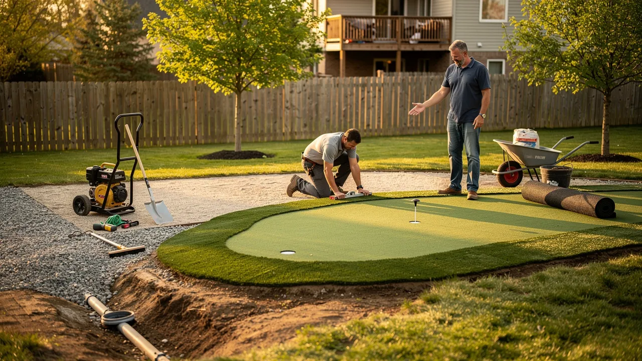 How to Make a Putting Green in Kansas City: From Site Assessment to Installation