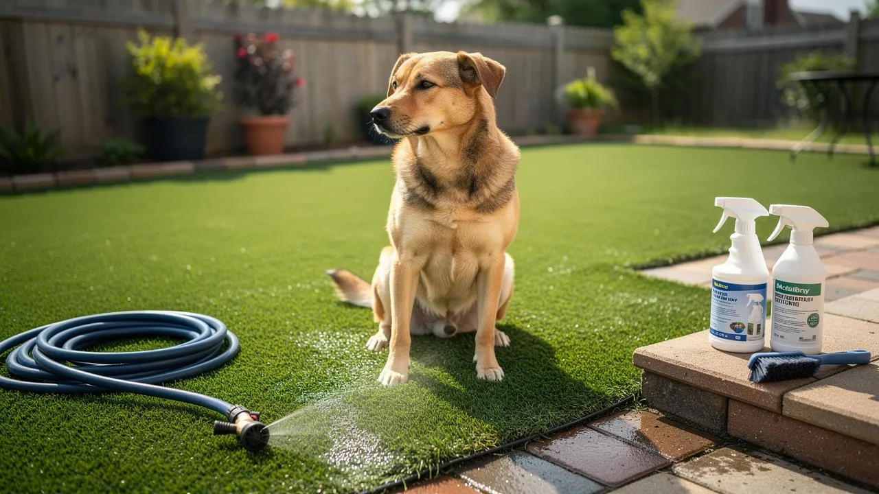 How to Remove Pet Urine Smell from Artificial Turf in Kearney and Kansas City