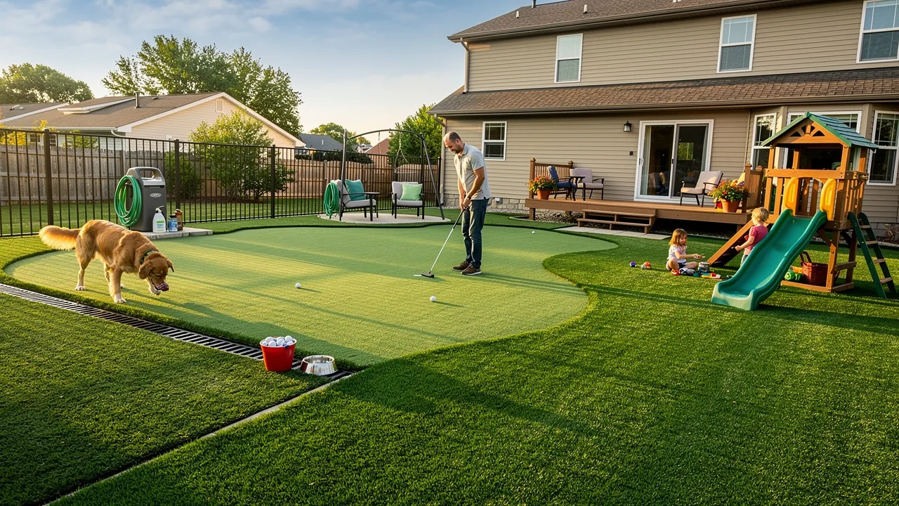 Which Artificial Turf Fits Your Kansas City Home: Pet, Putting Green, or Playground?